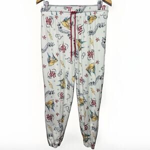 Harry Potter Pajamas Jogger Pants Women’s Size Medium Lounge Hogwarts HP